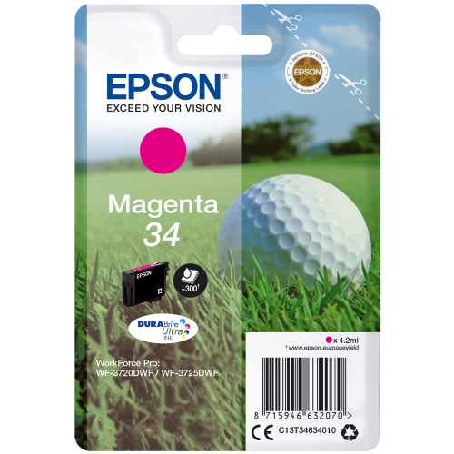 EPSON 34 CARTUCCIA INK 4.2 ML MAGENTA